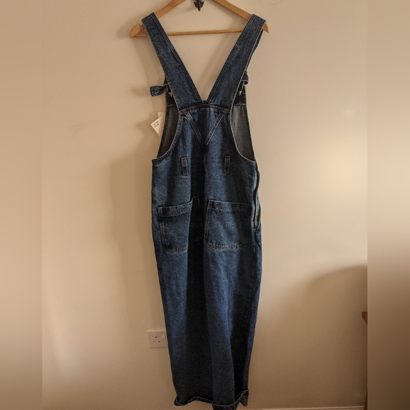 Bnwt Lucy and yak dungarees Easton midwash blue denim 10r - Picture 8 of 11